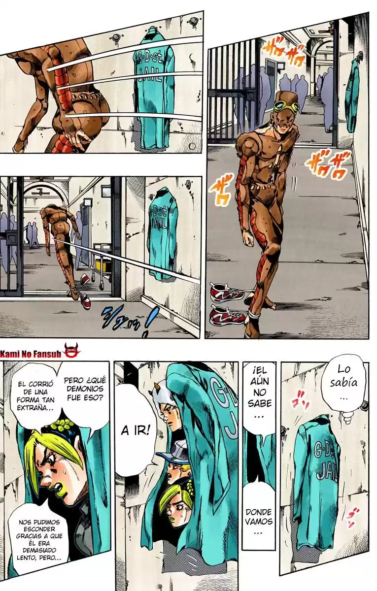 JoJo's Bizarre Adventure Parte 6: Stone Ocean Full Color Capitulo 41: Operación: Savage Garden parte 2 página 7