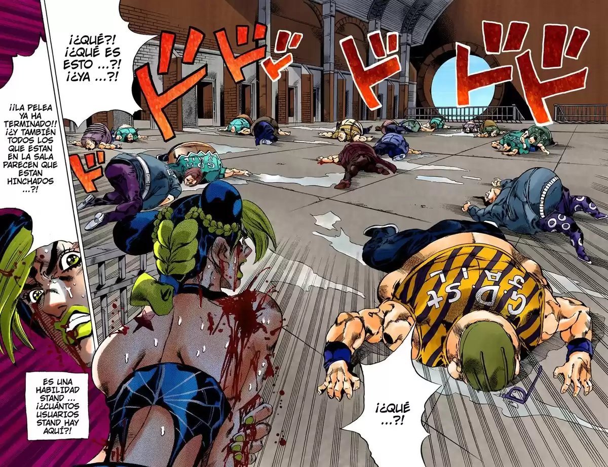 JoJo's Bizarre Adventure Parte 6: Stone Ocean Full Color Capitulo 66: El Secreto del Guardia Westwood parte 7 página 16