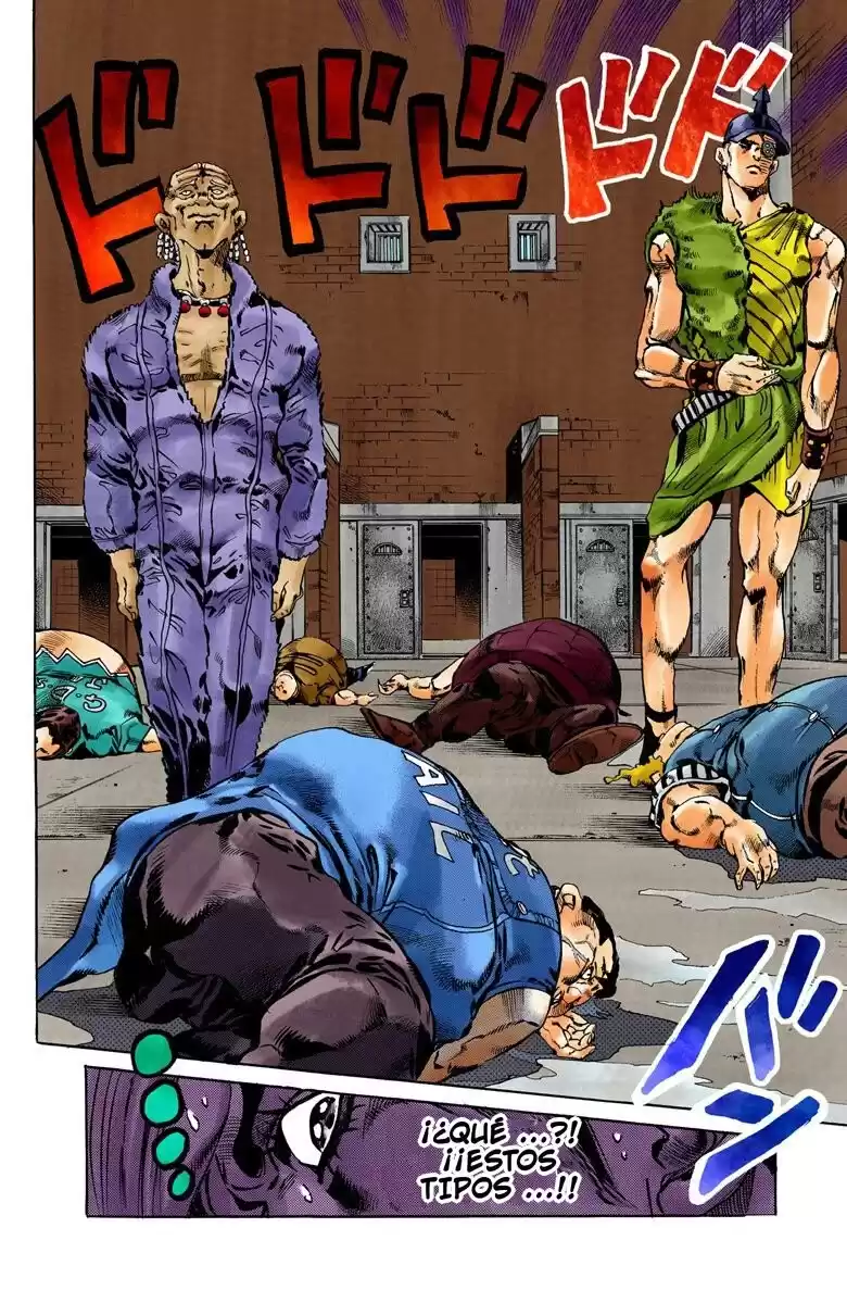 JoJo's Bizarre Adventure Parte 6: Stone Ocean Full Color Capitulo 66: El Secreto del Guardia Westwood parte 7 página 17