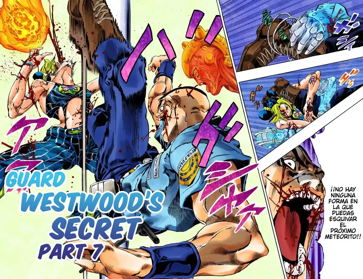 JoJo's Bizarre Adventure Parte 6: Stone Ocean Full Color Capitulo 66: El Secreto del Guardia Westwood parte 7 página 2