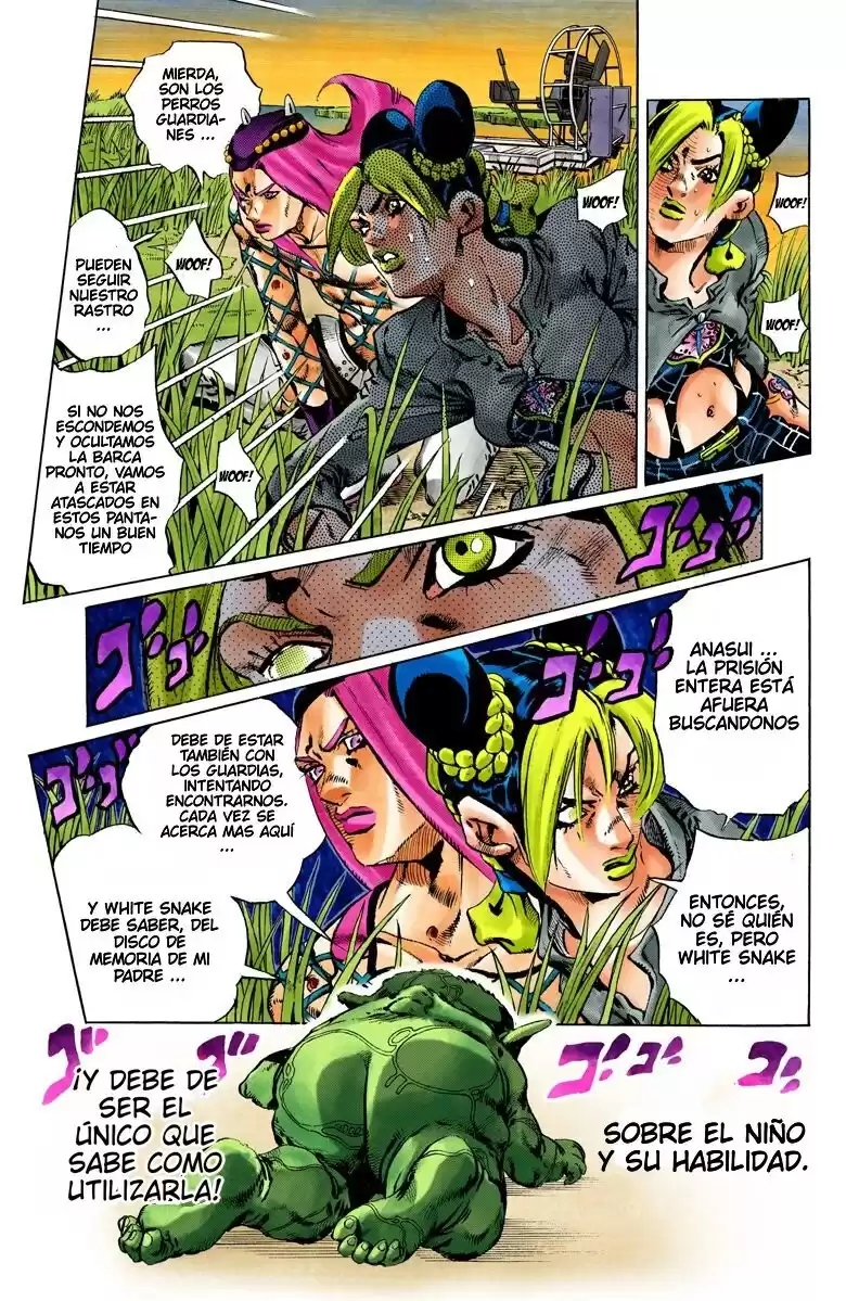 JoJo's Bizarre Adventure Parte 6: Stone Ocean Full Color Capitulo 87: AWAKEN - Despertar parte 3 página 3