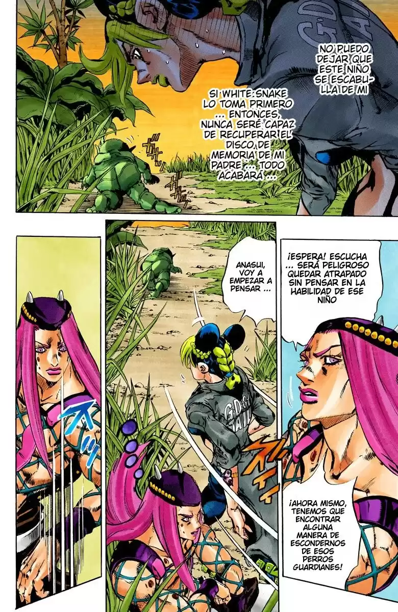 JoJo's Bizarre Adventure Parte 6: Stone Ocean Full Color Capitulo 87: AWAKEN - Despertar parte 3 página 4