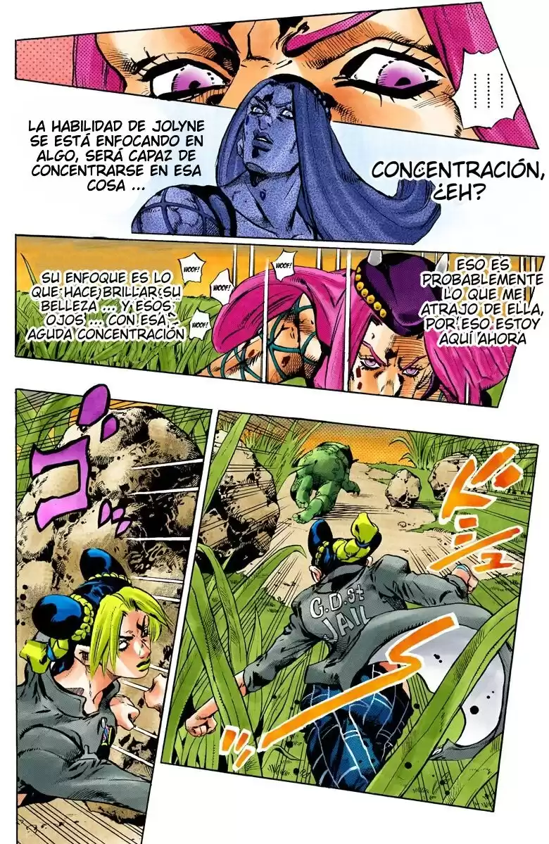 JoJo's Bizarre Adventure Parte 6: Stone Ocean Full Color Capitulo 87: AWAKEN - Despertar parte 3 página 6