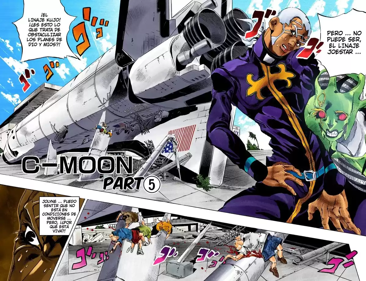 JoJo's Bizarre Adventure Parte 6: Stone Ocean Full Color Capitulo 145: C-Moon parte 5 página 2