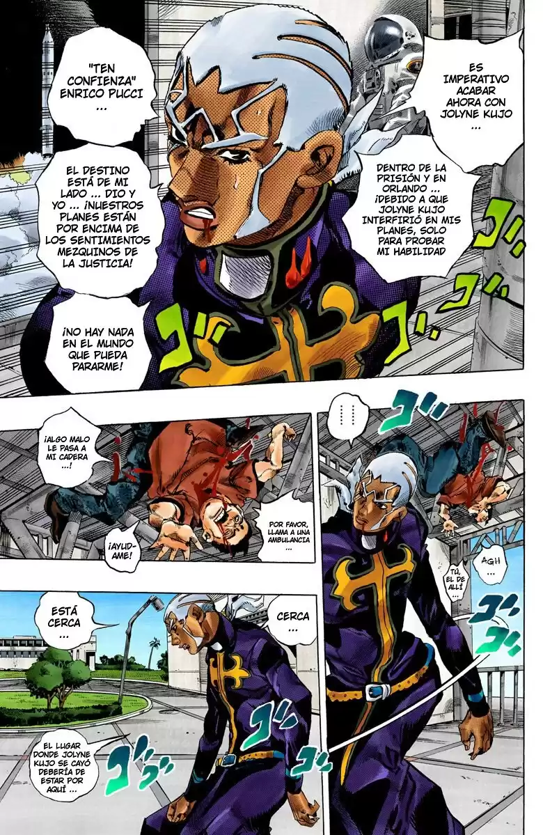 JoJo's Bizarre Adventure Parte 6: Stone Ocean Full Color Capitulo 145: C-Moon parte 5 página 4