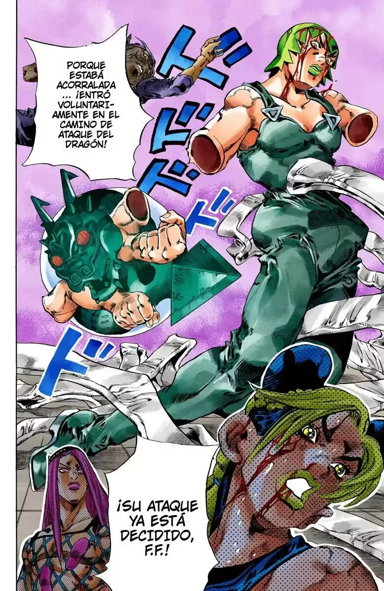 JoJo's Bizarre Adventure Parte 6: Stone Ocean Full Color Capitulo 72: Arde, Foo Fighters página 2