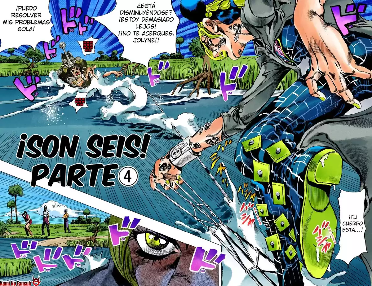 JoJo's Bizarre Adventure Parte 6: Stone Ocean Full Color Capitulo 29: ¡Son Seis! Parte 4 página 3