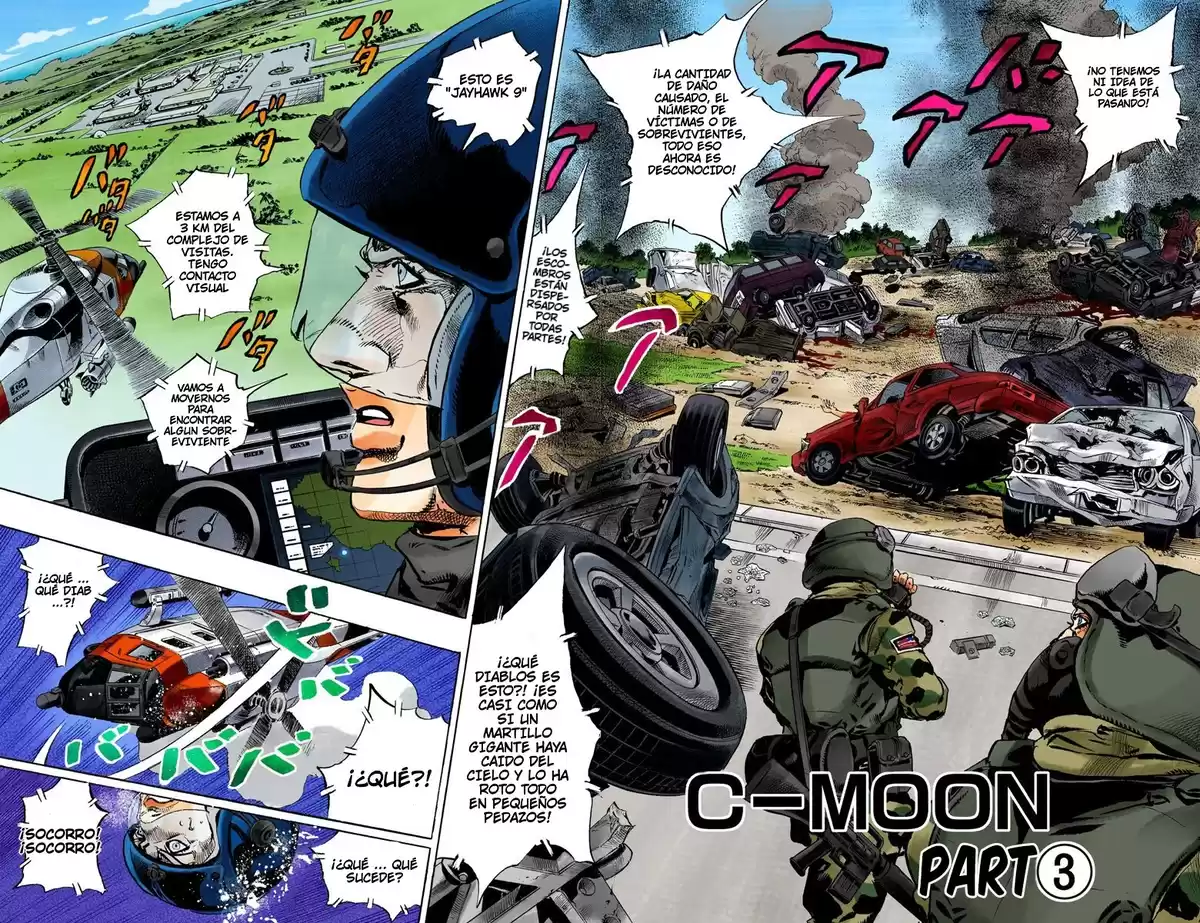 JoJo's Bizarre Adventure Parte 6: Stone Ocean Full Color Capitulo 143: C-Moon parte 3 página 2