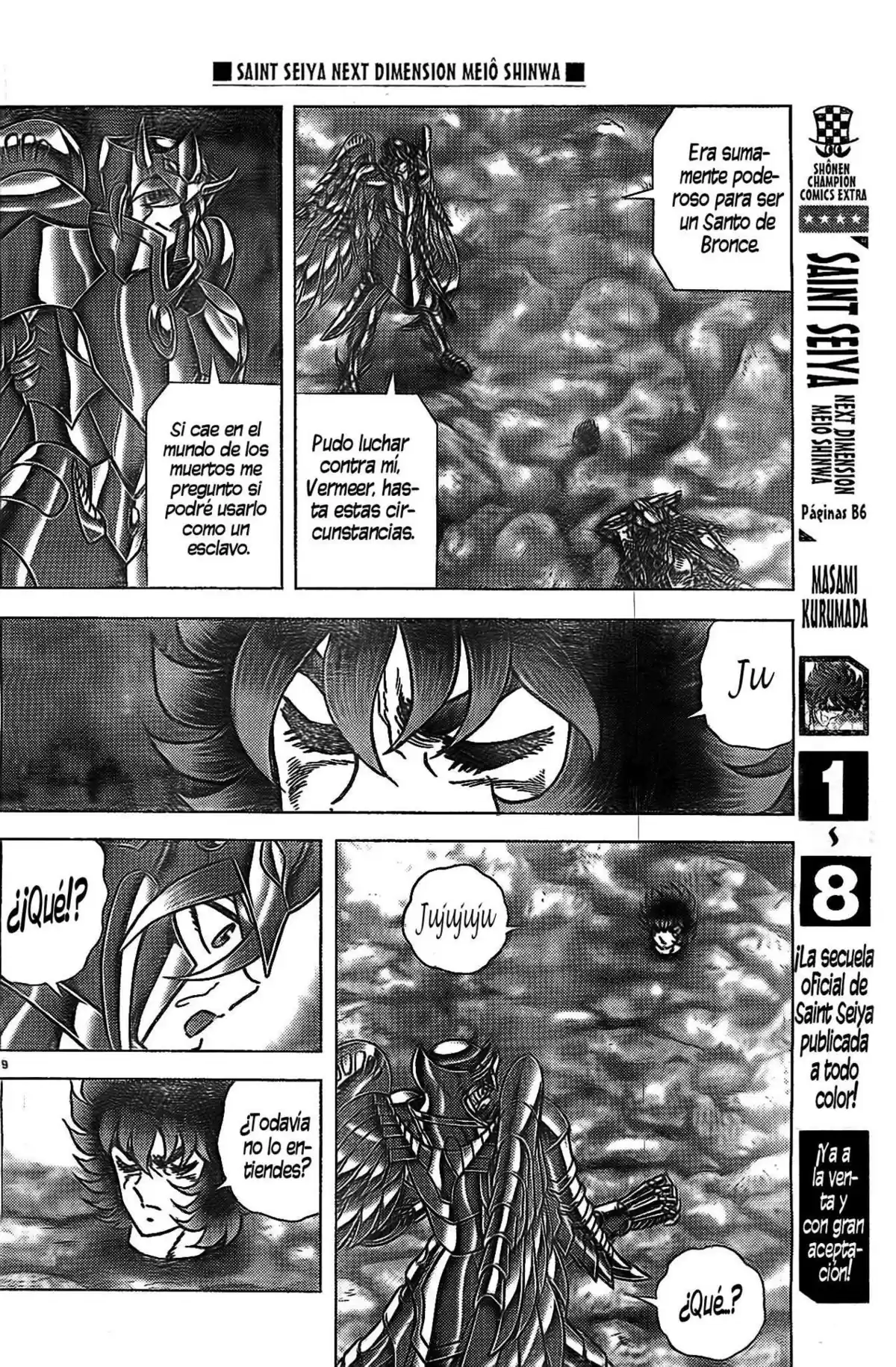 Saint Seiya: Next Dimension Capitulo 67: Bombardero de Durazno página 9