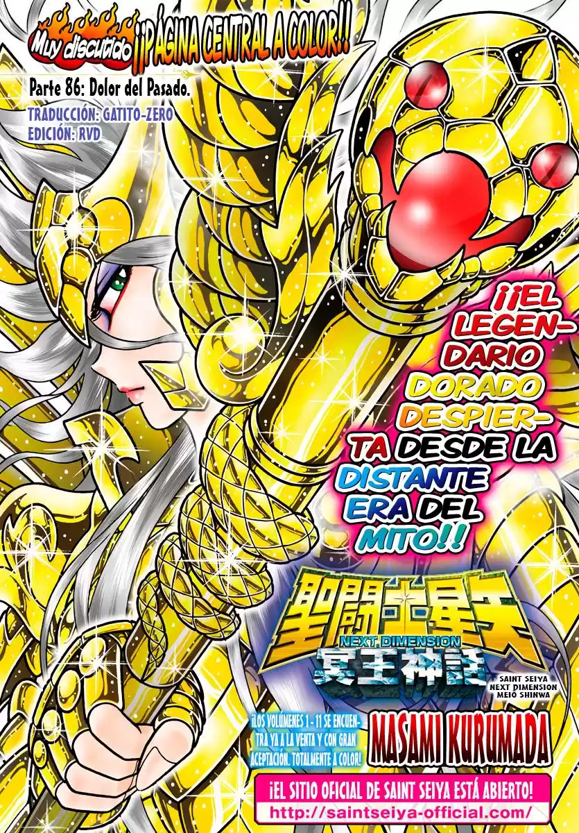 Saint Seiya: Next Dimension Capitulo 86: Dolor del pasado página 1