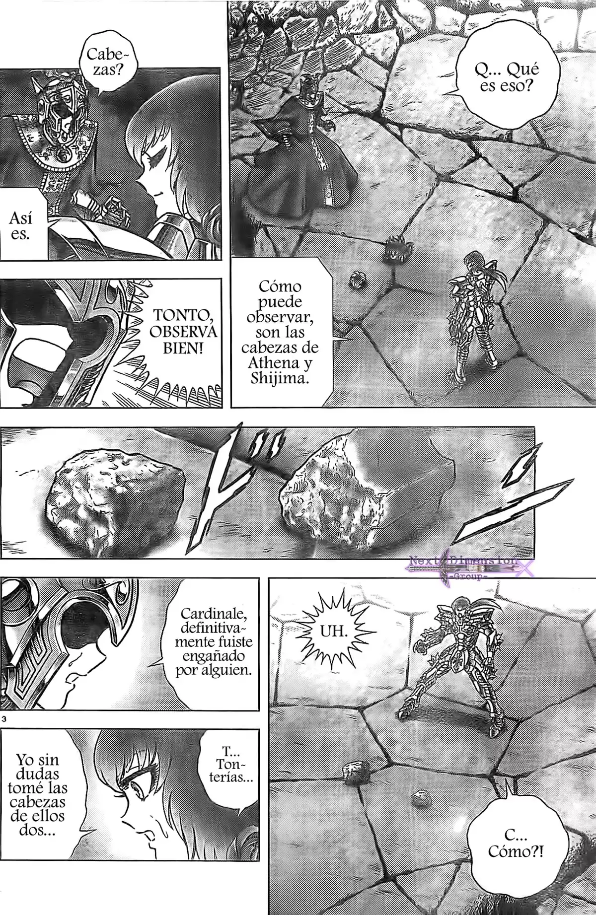 Saint Seiya: Next Dimension Capitulo 60: Cosmo de un Dios página 3