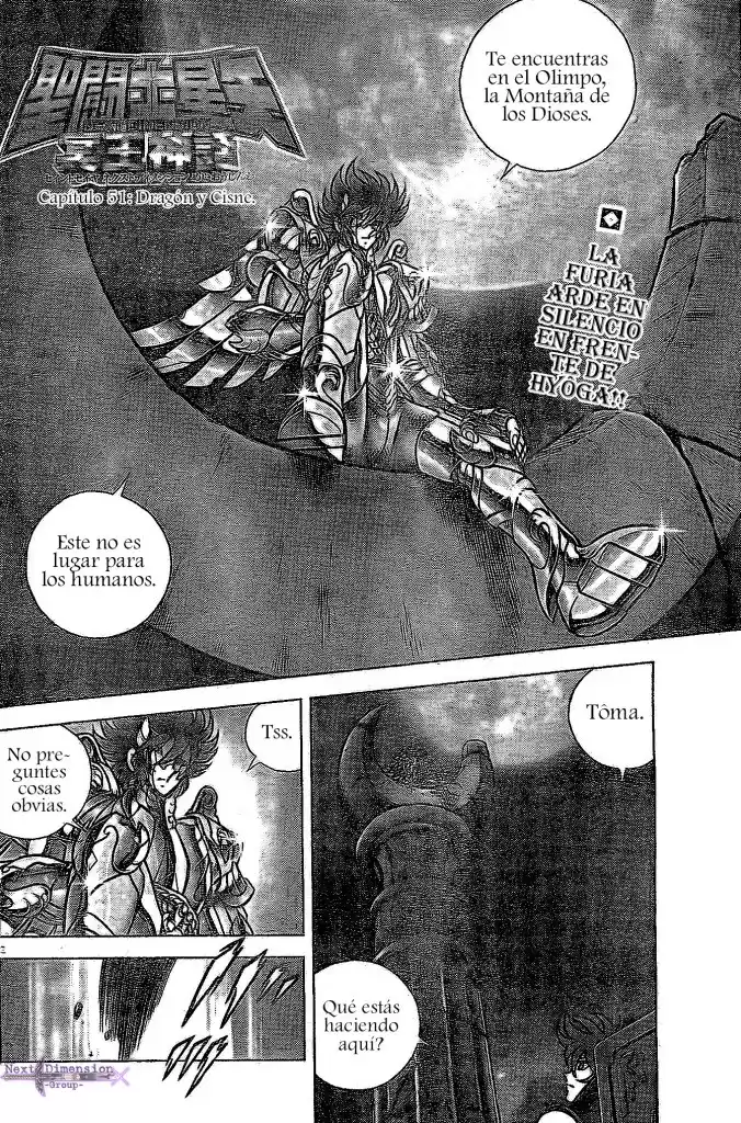 Saint Seiya: Next Dimension Capitulo 51: Cisne y Dragón página 2