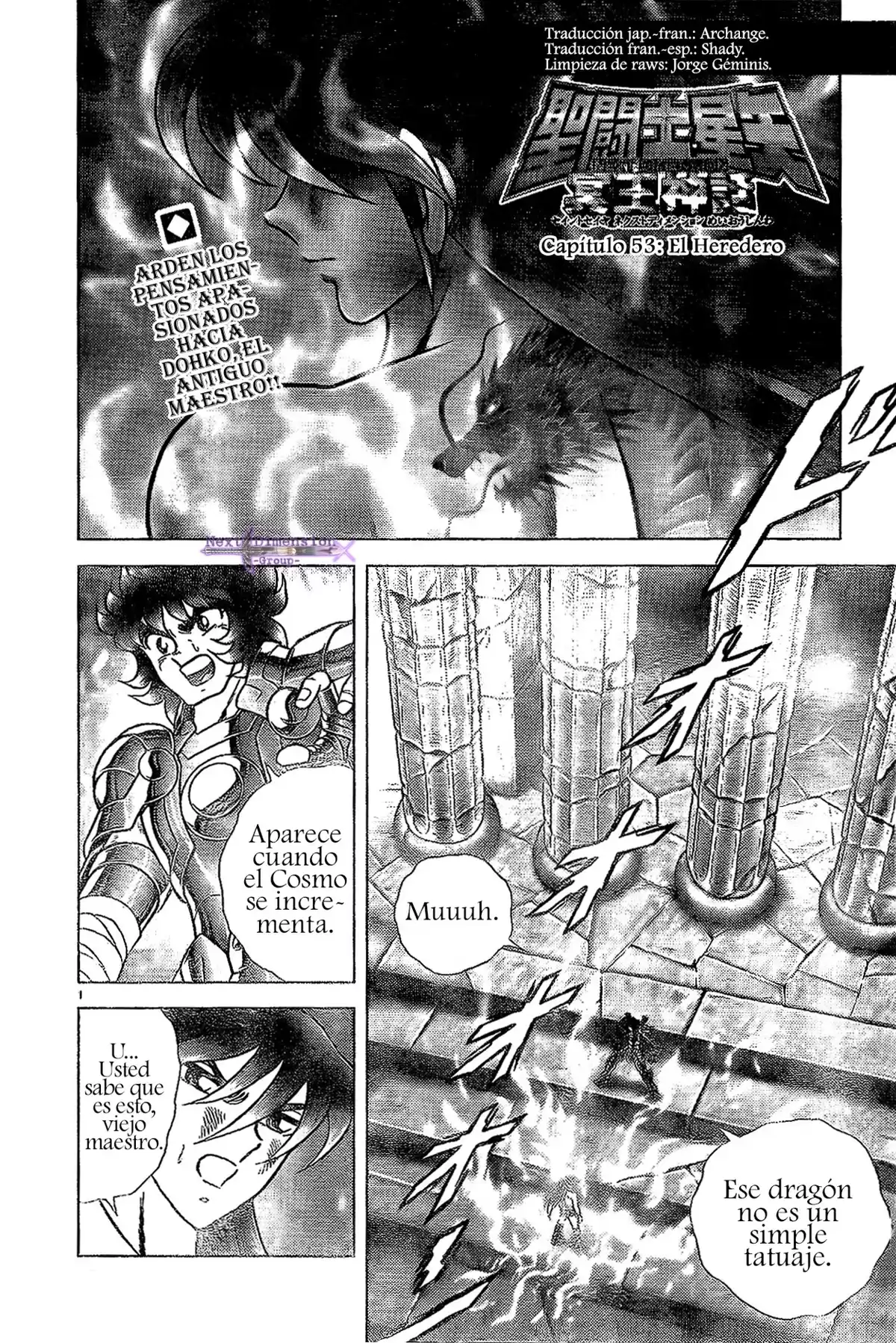 Saint Seiya: Next Dimension Capitulo 53: El Heredero página 1