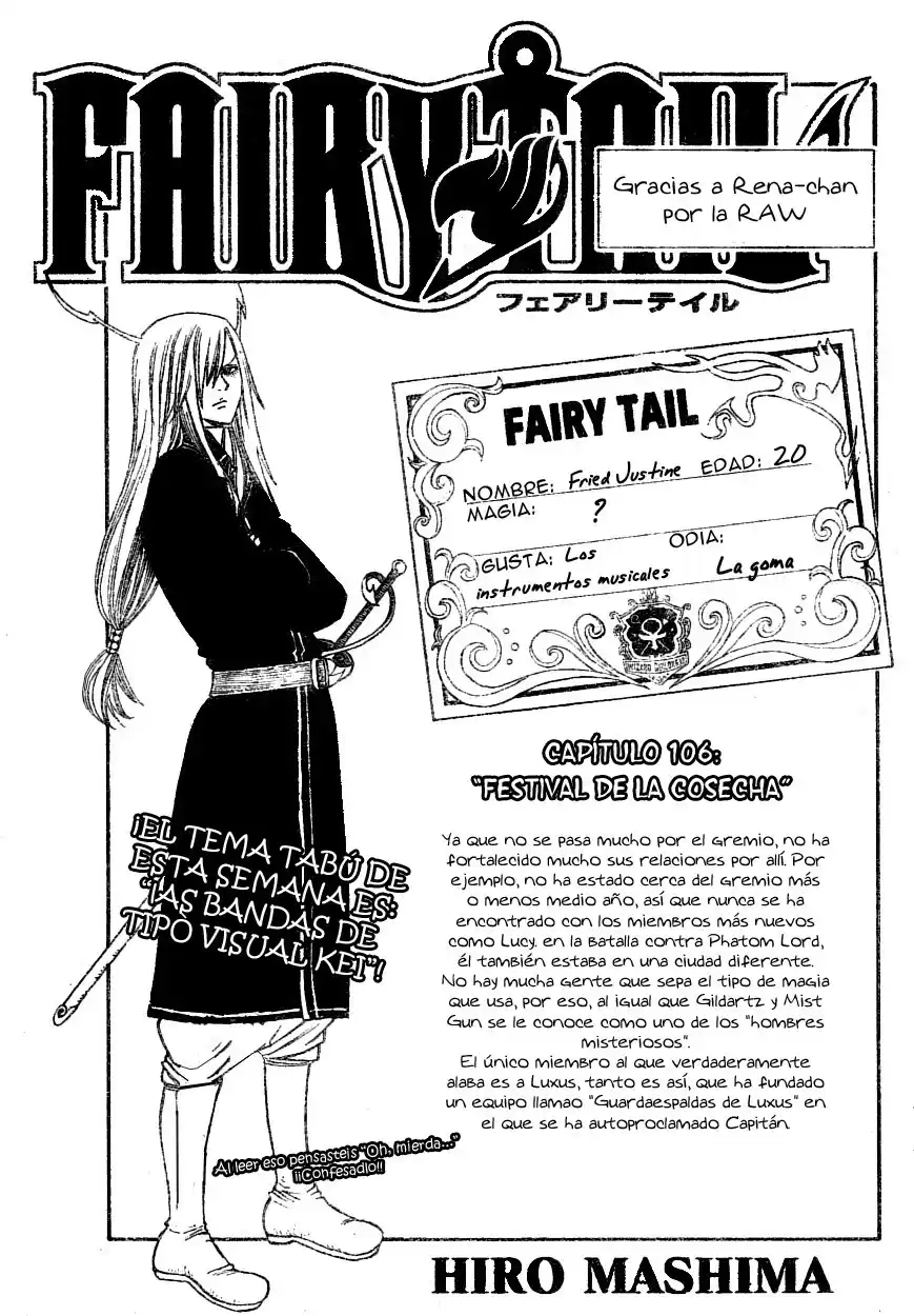 Fairy Tail Capitulo 106 página 1