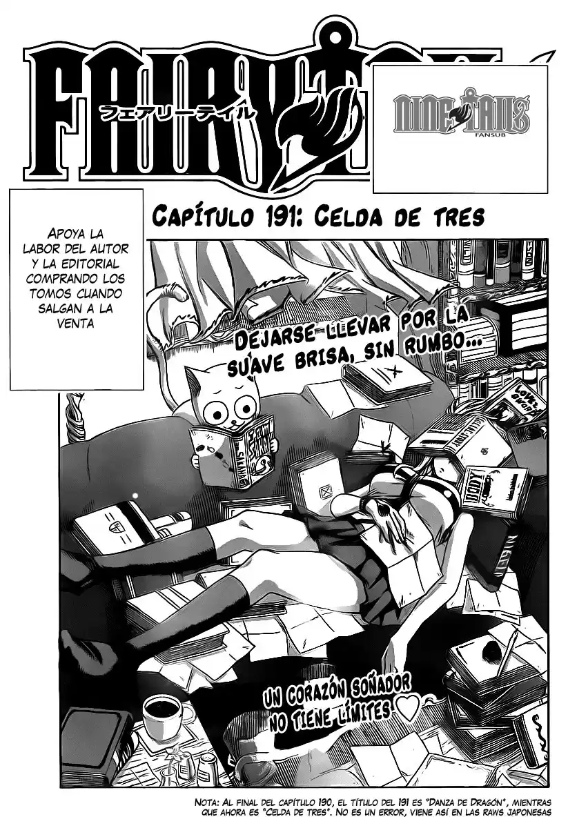 Fairy Tail Capitulo 191 página 1