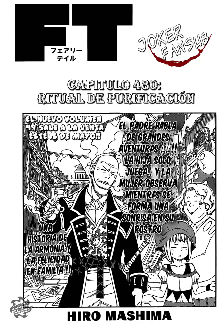 Fairy Tail Capitulo 430: Ritual de purificación página 2