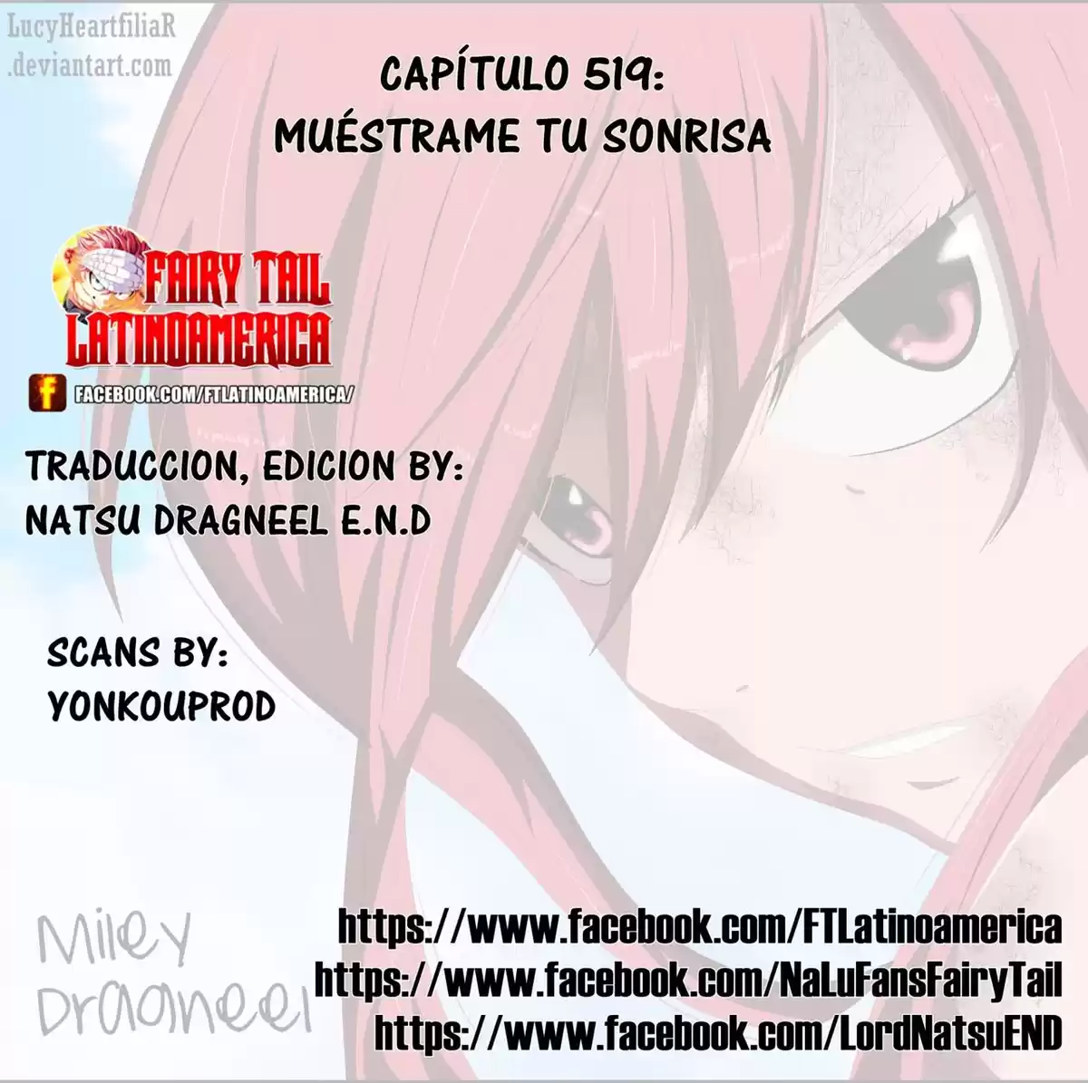 Fairy Tail Capitulo 519: Muéstrame Tu Sonrisa página 1