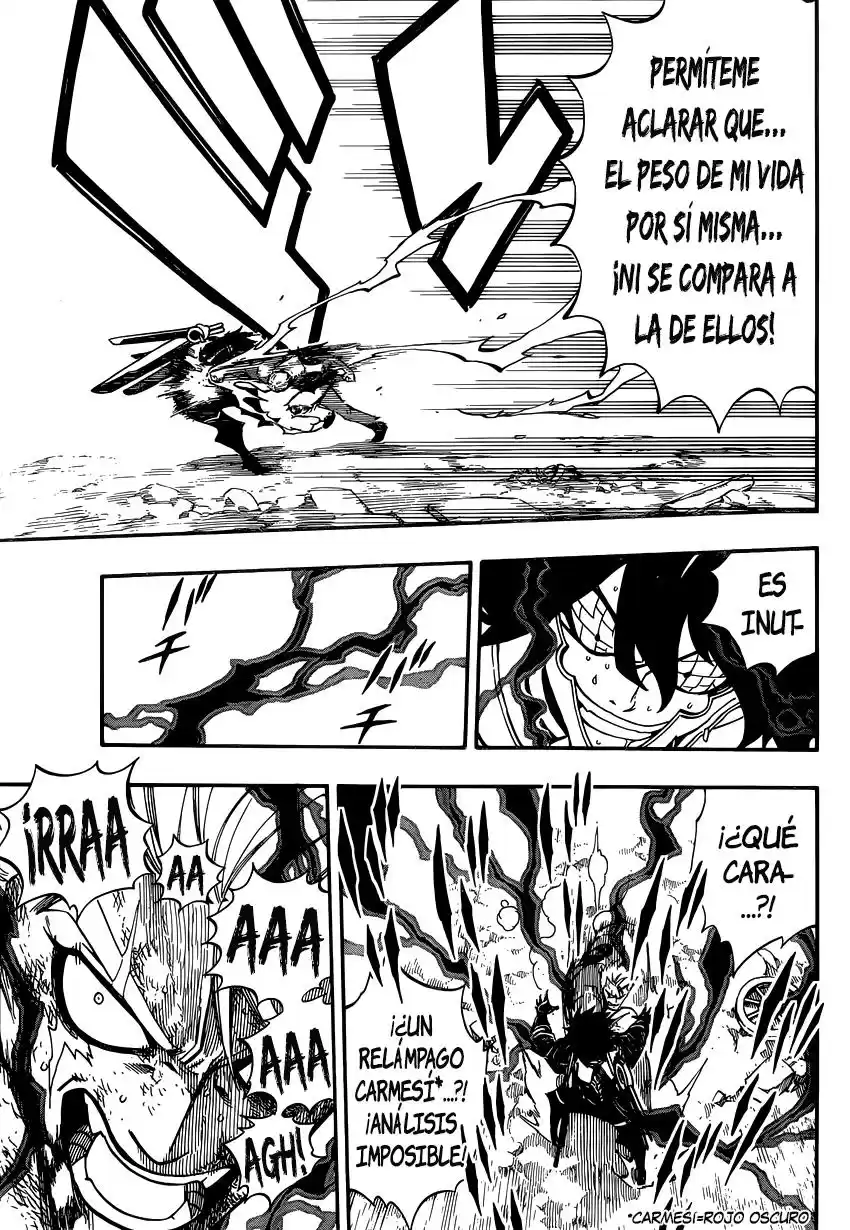 Fairy Tail Capitulo 473: Relámpago Rojo página 16