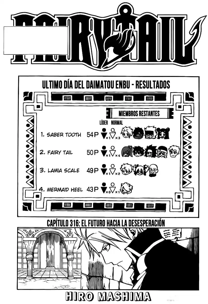 Fairy Tail Capitulo 316 página 1