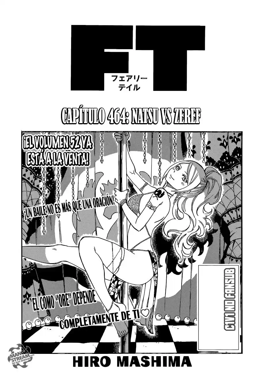 Fairy Tail Capitulo 464: Natsu Vs. Zeref página 3