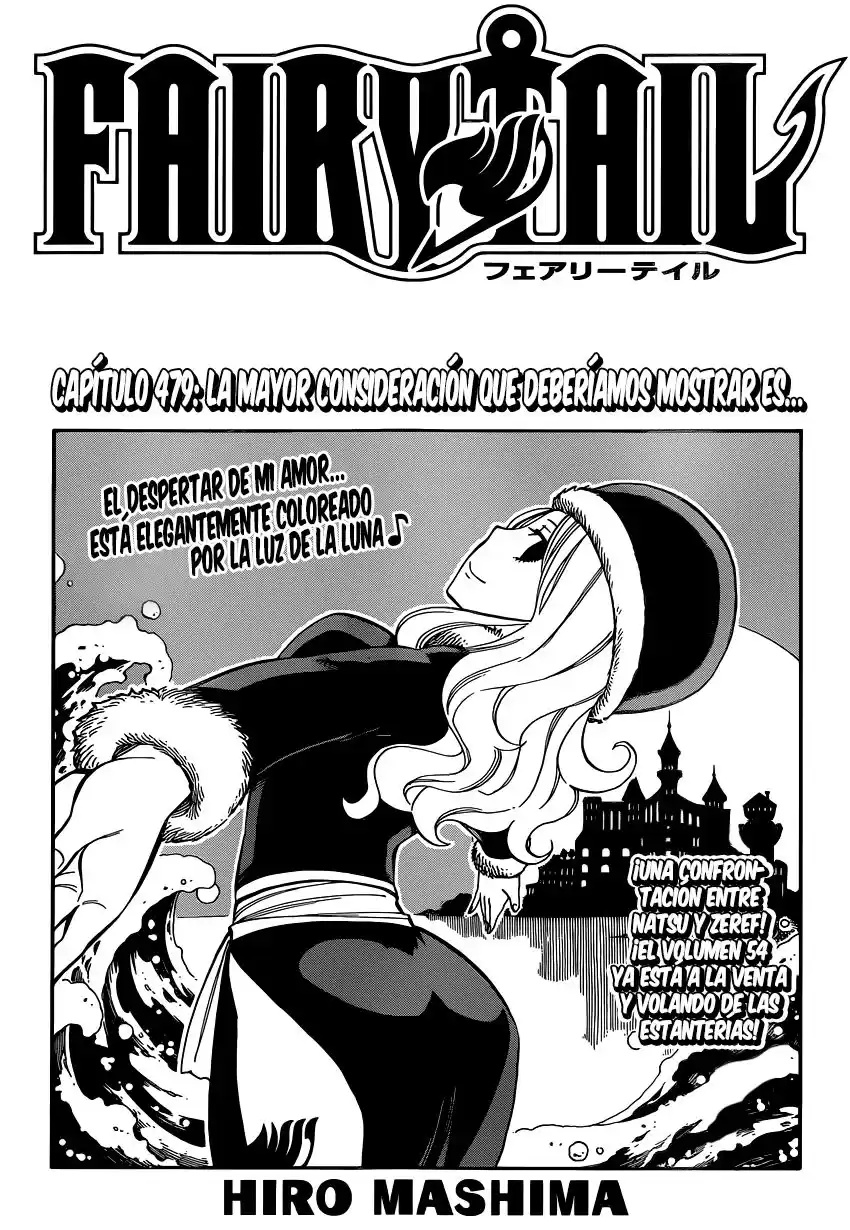 Fairy Tail Capitulo 479: La Mayor Consideración Que Deberíamos Mostrar Es... página 3