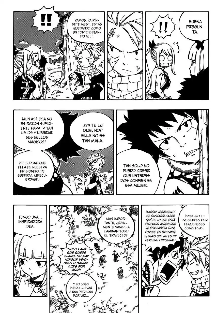 Fairy Tail Capitulo 485: Cinco Días de Utilidad de los Alimentos página 6