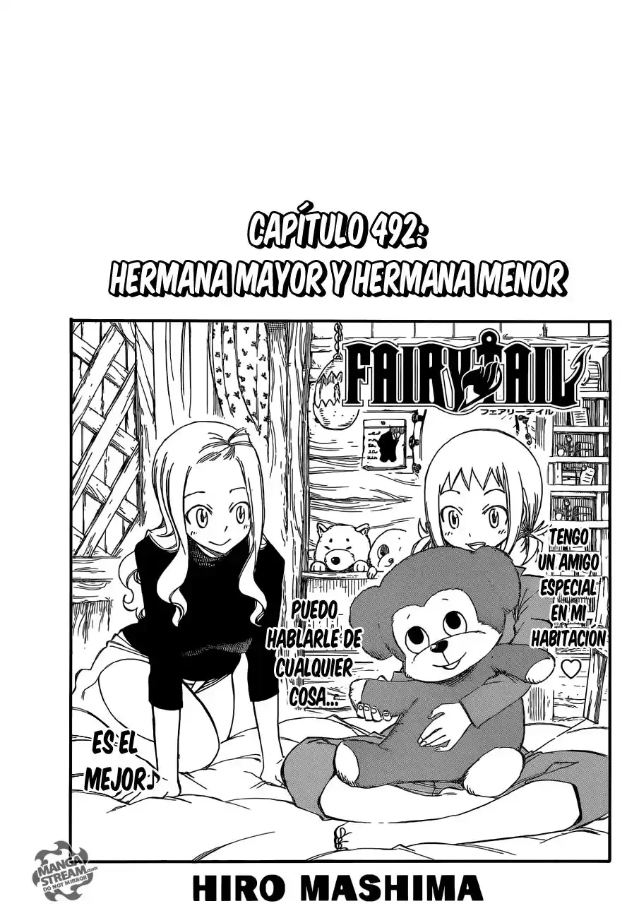 Fairy Tail Capitulo 492: [Hermana Mayor y Hermana Menor] página 2