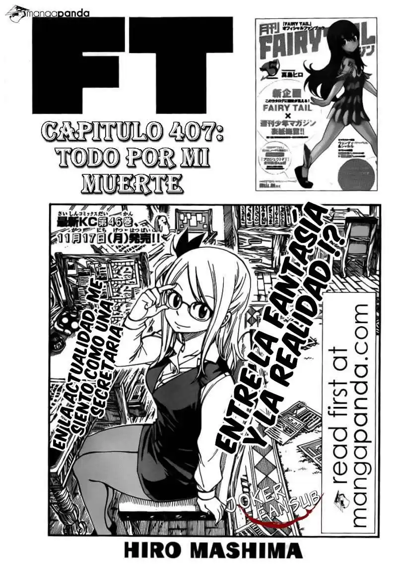 Fairy Tail Capitulo 407: FAIRY TAIL 407 página 2