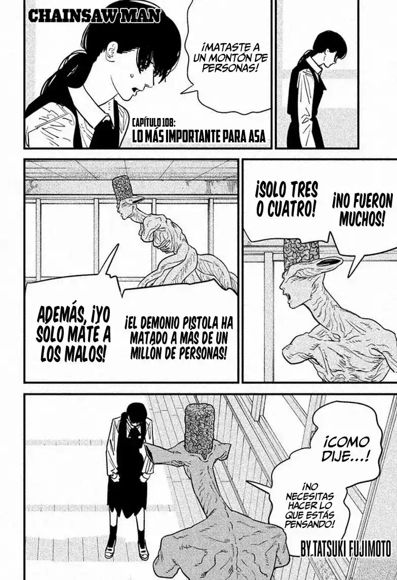 Chainsaw Man Capitulo 108: Lo más importante para Asa página 2