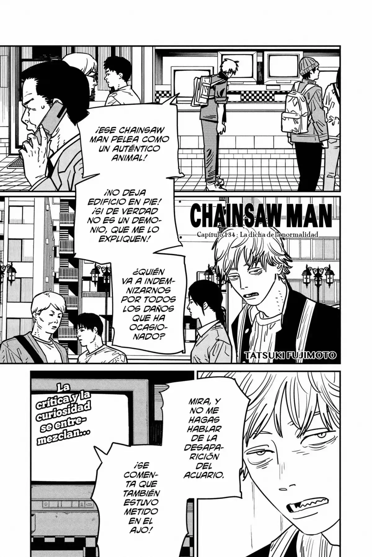 Chainsaw Man Capitulo 134: La dicha de la normalidad página 1