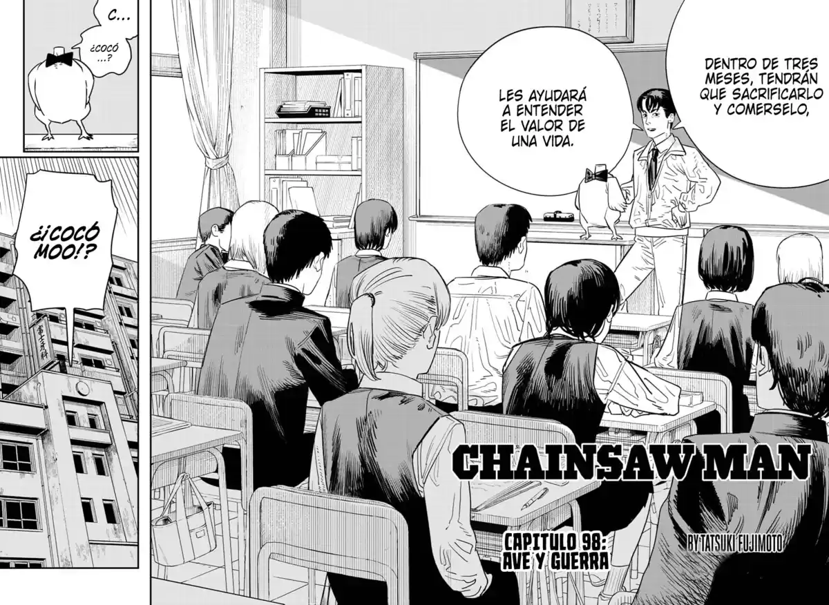 Chainsaw Man Capitulo 98: Aves y Guerra página 3