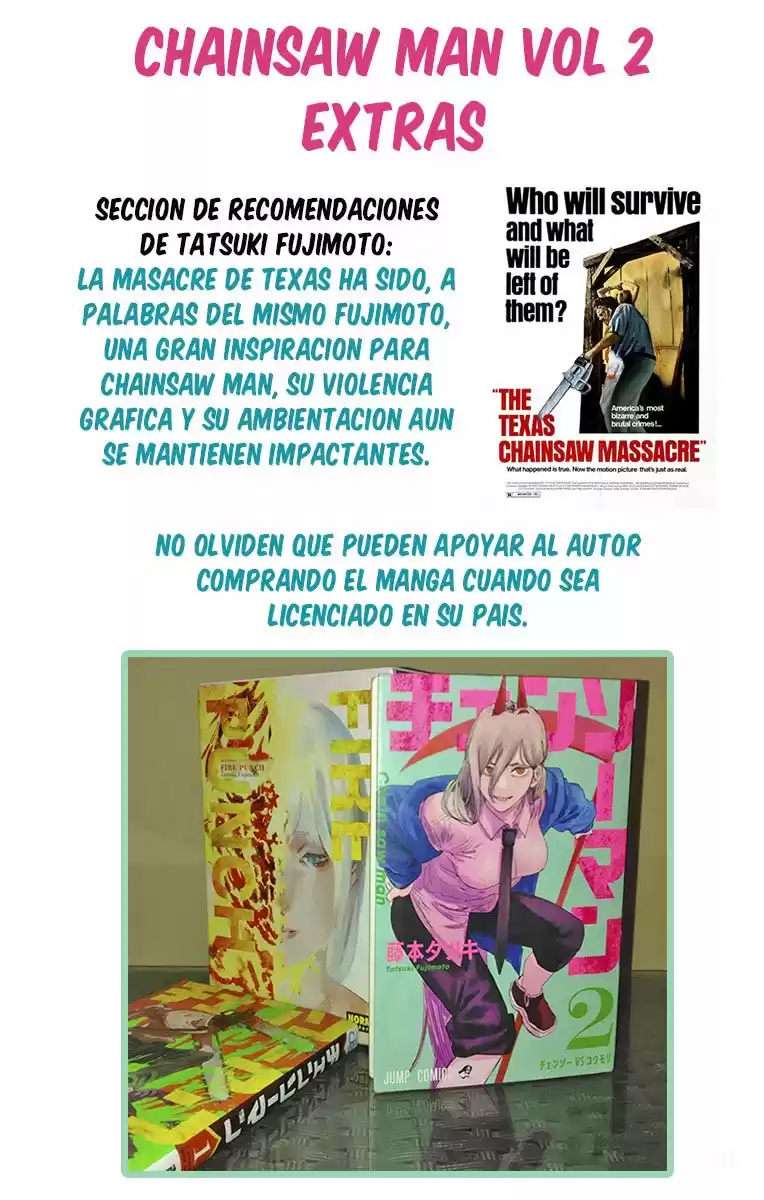 Chainsaw Man Capitulo 16.5: Vol. 2 Extras página 20