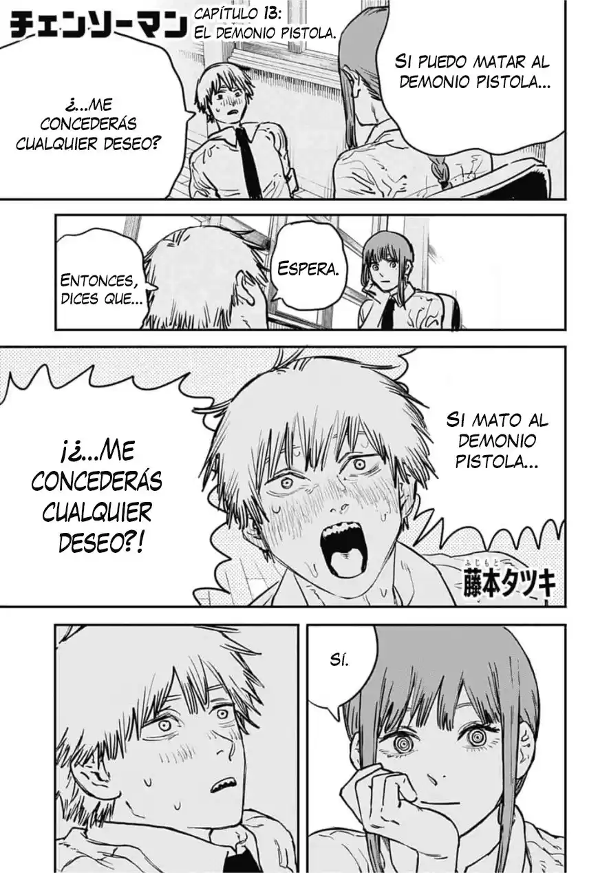 Chainsaw Man Capitulo 13: Demonio pistola página 2