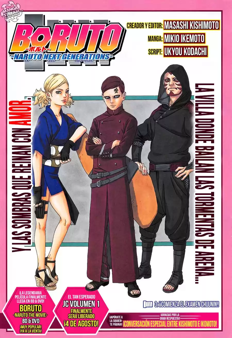 Boruto: Naruto Next Generations Capitulo 3: ¡¡Comienza el Examen Chuunin!! página 4