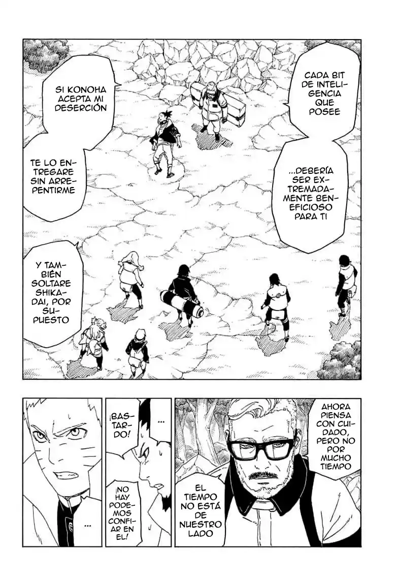 Boruto: Naruto Next Generations Capitulo 45: Deserción página 3