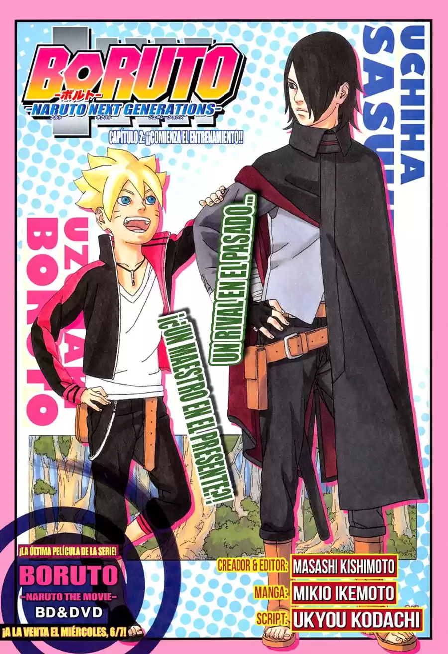 Boruto: Naruto Next Generations Capitulo 2: ¡¡Comienza el Entrenamiento!! página 3