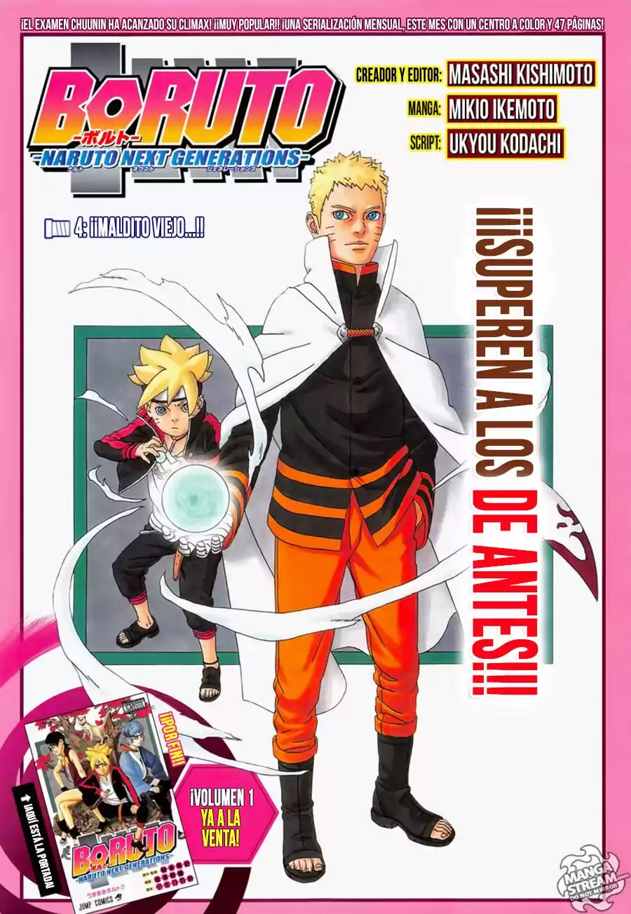 Boruto: Naruto Next Generations Capitulo 4: ¡¡Maldito Viejo!! página 3