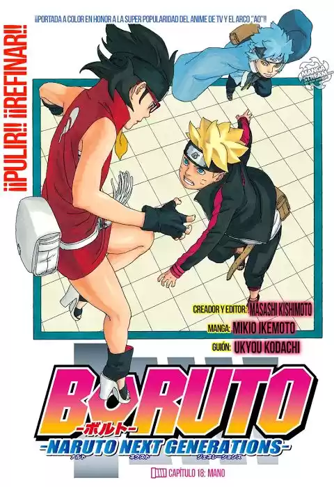 Boruto: Naruto Next Generations Capitulo 18: Mano página 3