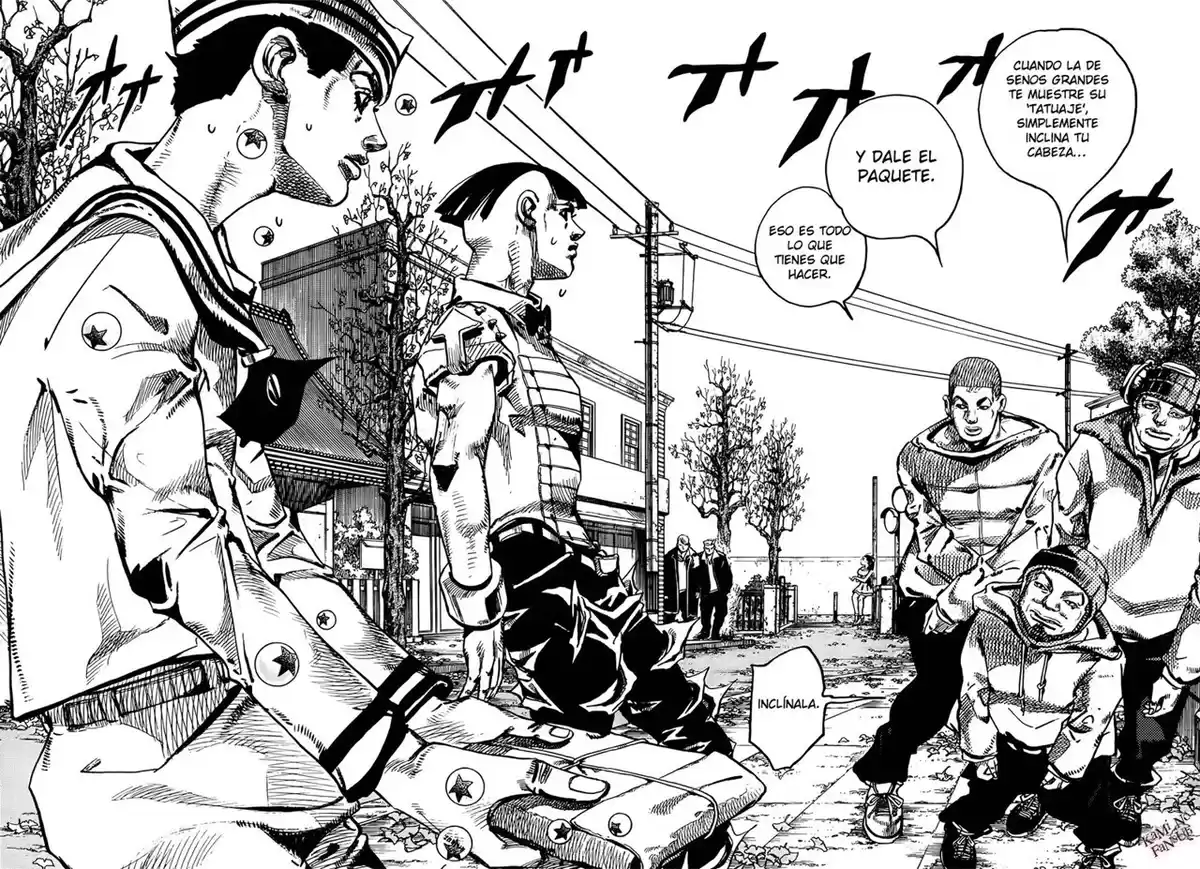 JoJo's Bizarre Adventure Parte 8: JoJolion Capitulo 20: "Shakedown Road", Parte 3 página 4