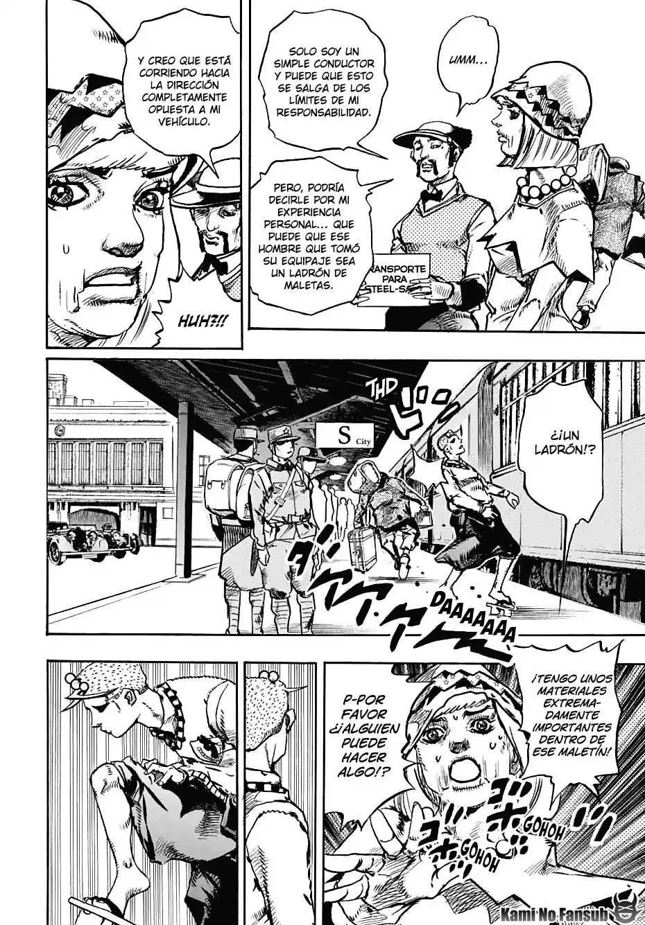 JoJo's Bizarre Adventure Parte 8: JoJolion Capitulo 109: El Incidente Radio Gaga (1941) página 7