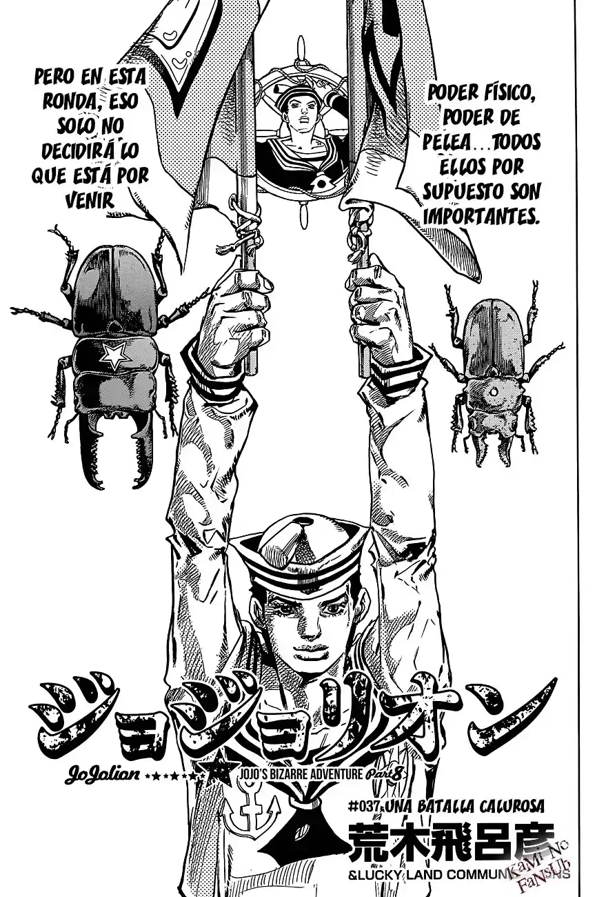 JoJo's Bizarre Adventure Parte 8: JoJolion Capitulo 37: Todos los Días son Vacaciones de Verano, Parte 4 página 2