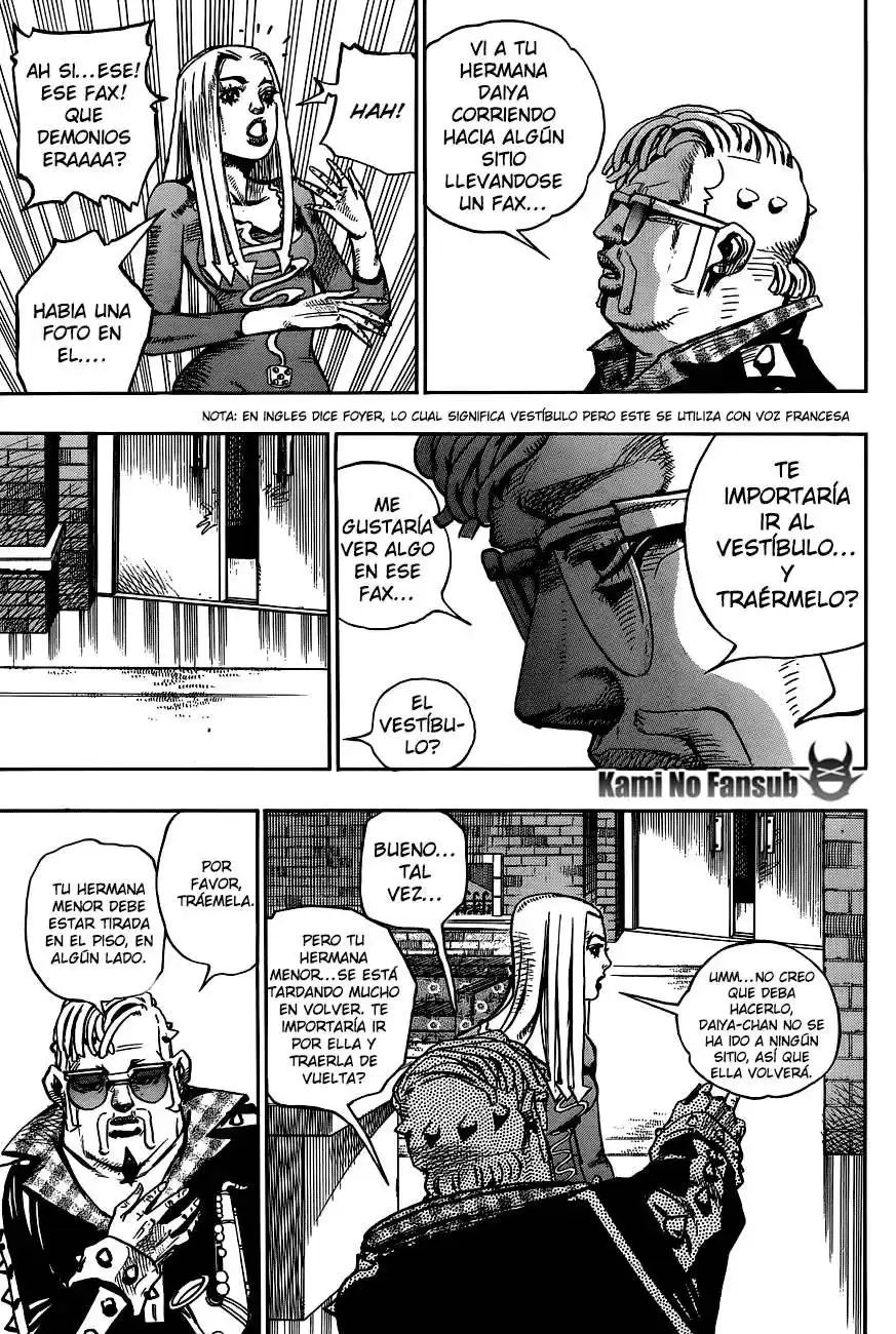 JoJo's Bizarre Adventure Parte 8: JoJolion Capitulo 49: Hato Trajo a su Novio a Casa, Parte 3 página 9