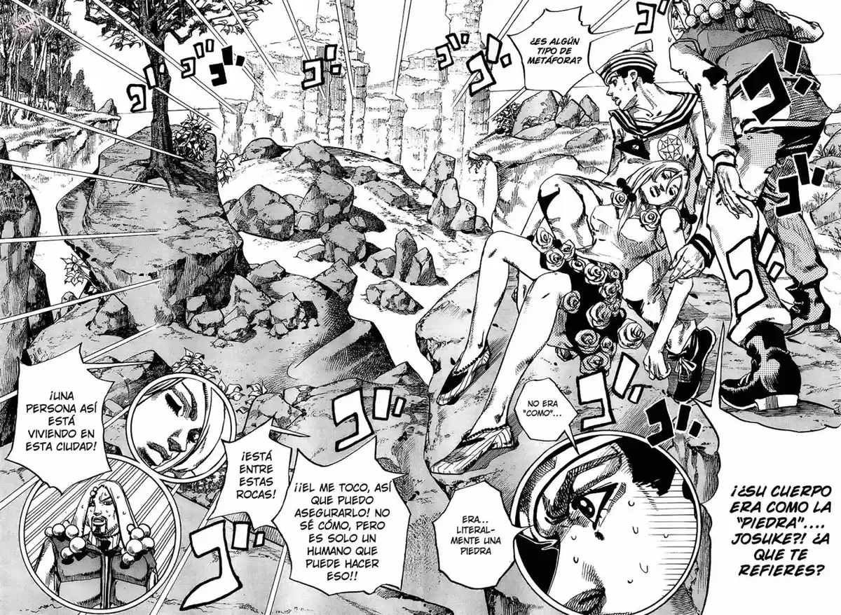 JoJo's Bizarre Adventure Parte 8: JoJolion Capitulo 31: "I Am a Rock", Parte 1 página 7