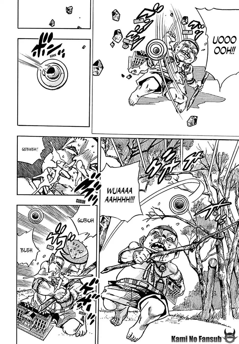 JoJo's Bizarre Adventure Parte 8: JoJolion Capitulo 76: La Presión de Ozone Baby, Parte 4 página 5