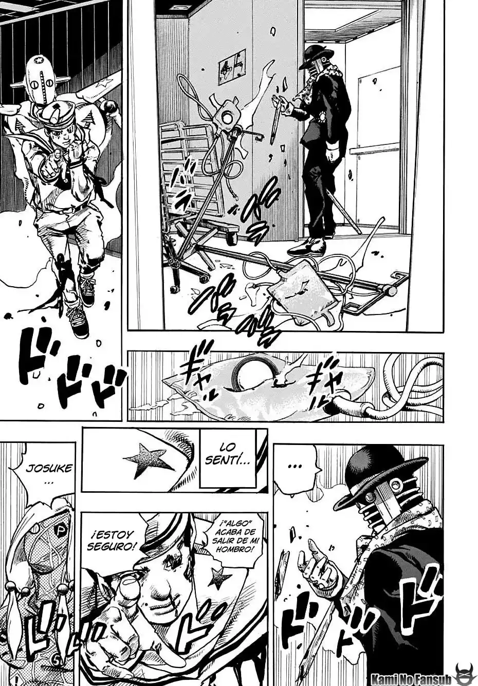 JoJo's Bizarre Adventure Parte 8: JoJolion Capitulo 105: La Seguridad Primero página 10