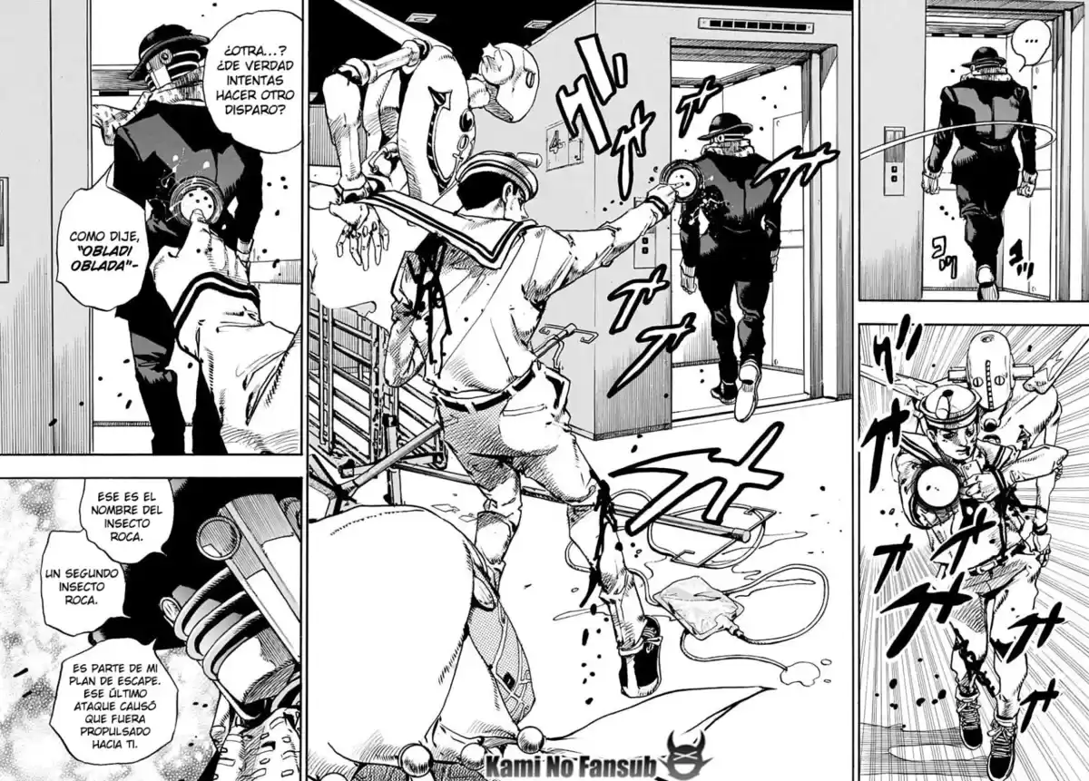 JoJo's Bizarre Adventure Parte 8: JoJolion Capitulo 105: La Seguridad Primero página 11