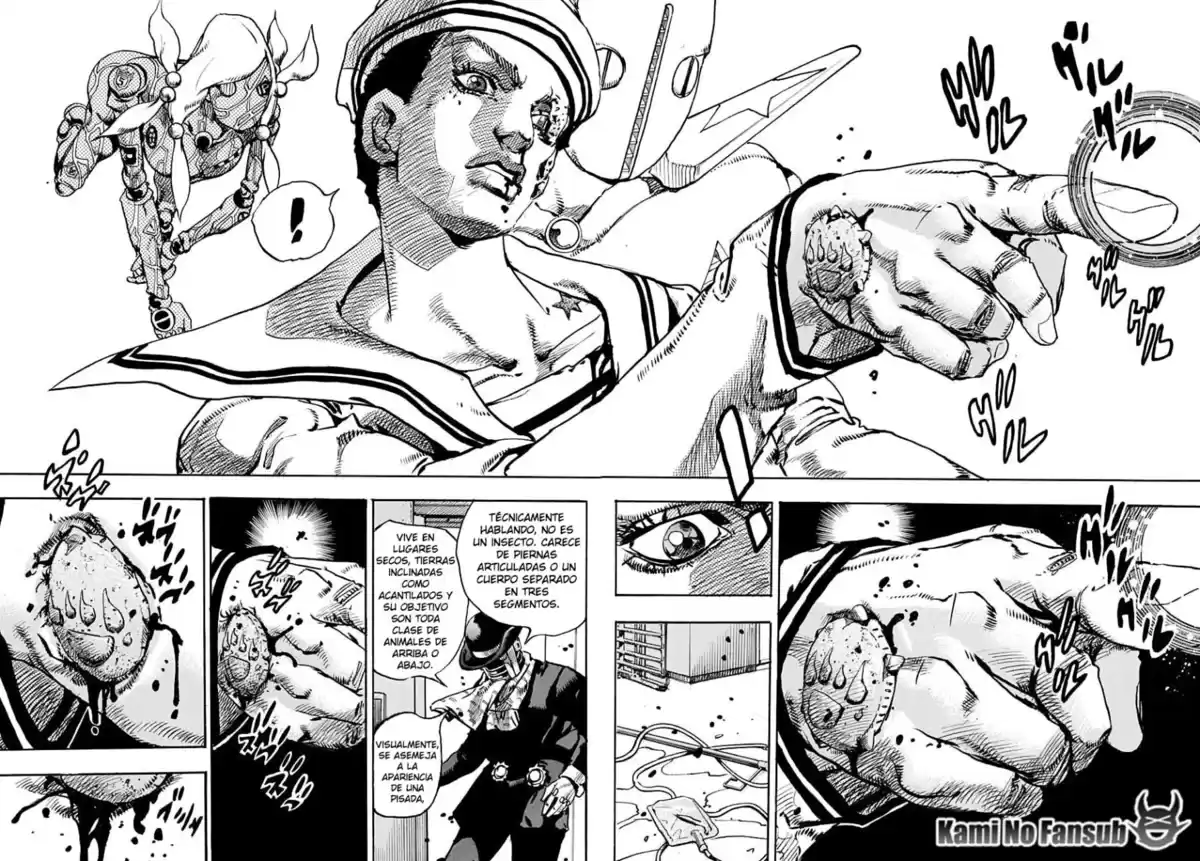 JoJo's Bizarre Adventure Parte 8: JoJolion Capitulo 105: La Seguridad Primero página 12