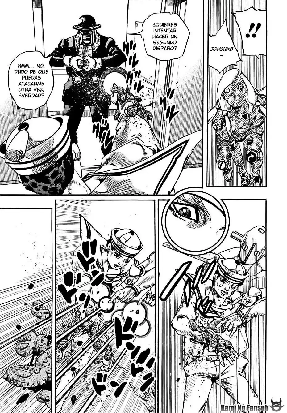 JoJo's Bizarre Adventure Parte 8: JoJolion Capitulo 105: La Seguridad Primero página 16