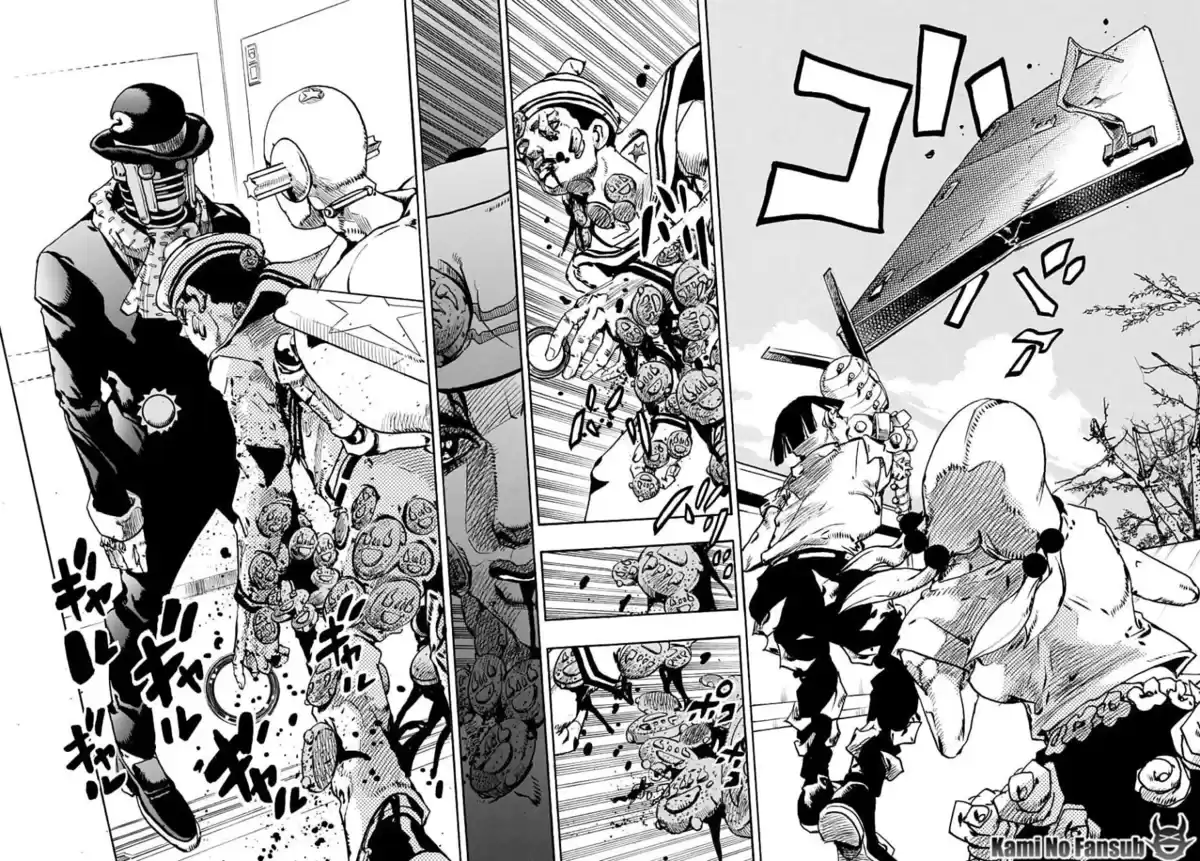 JoJo's Bizarre Adventure Parte 8: JoJolion Capitulo 105: La Seguridad Primero página 26