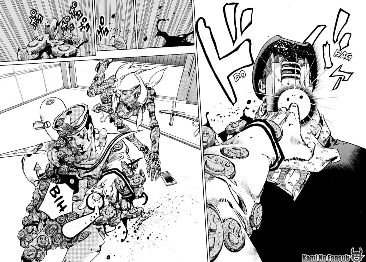 JoJo's Bizarre Adventure Parte 8: JoJolion Capitulo 105: La Seguridad Primero página 29